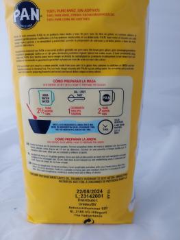 PAN vorgekochtes weißes Maismehl BLANCO 1kg Nettogewicht